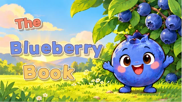 Portada de The Blueberry Book